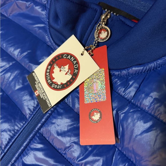 Blue and Black Puffer Jacket - Picture 6 of 6